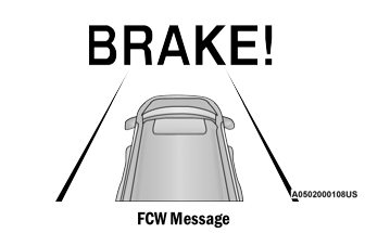Dodge Charger. Forward Collision Warning (FCW) With Mitigation Operation
