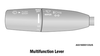 Dodge Charger. Multifunction Lever