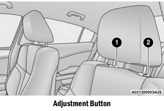 Dodge Charger. Reactive Head Restraints — Front Seats