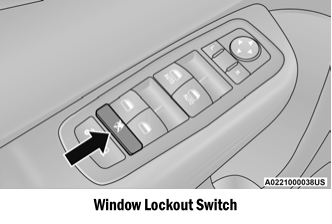 Dodge Charger. Window Lockout Switch