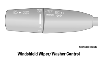 Dodge Charger. WINDSHIELD WIPERS AND WASHERS